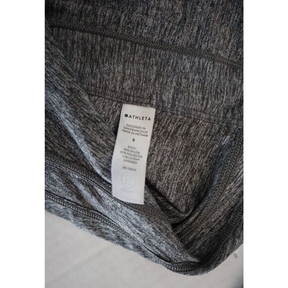Athleta Women's Sz S Gray Heather Pacifica Illume UPF Relaxed Hooded Jacket - Picture 5 of 12